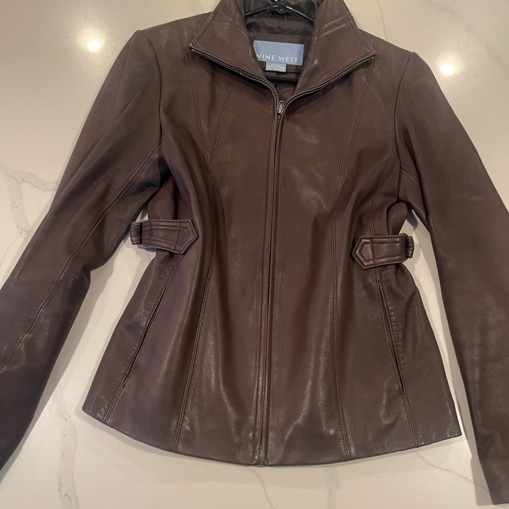 Nine West leather jacket